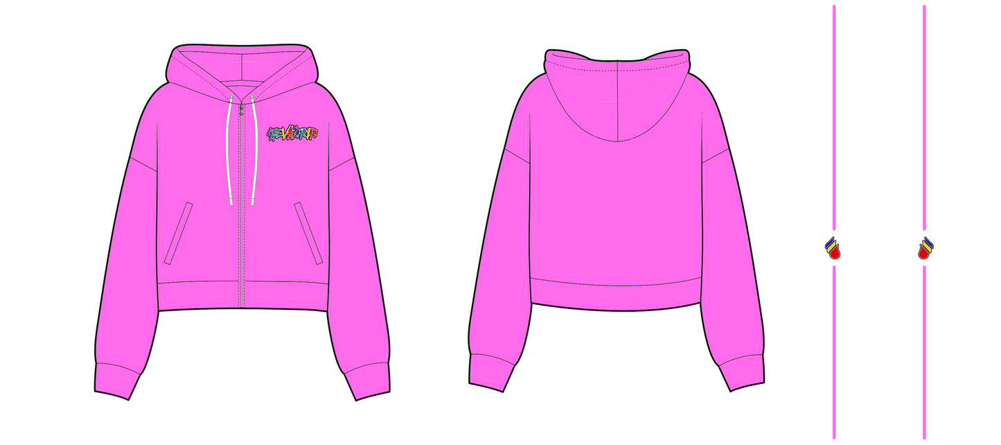 The 4evaDrip Premium Crop Hoodie