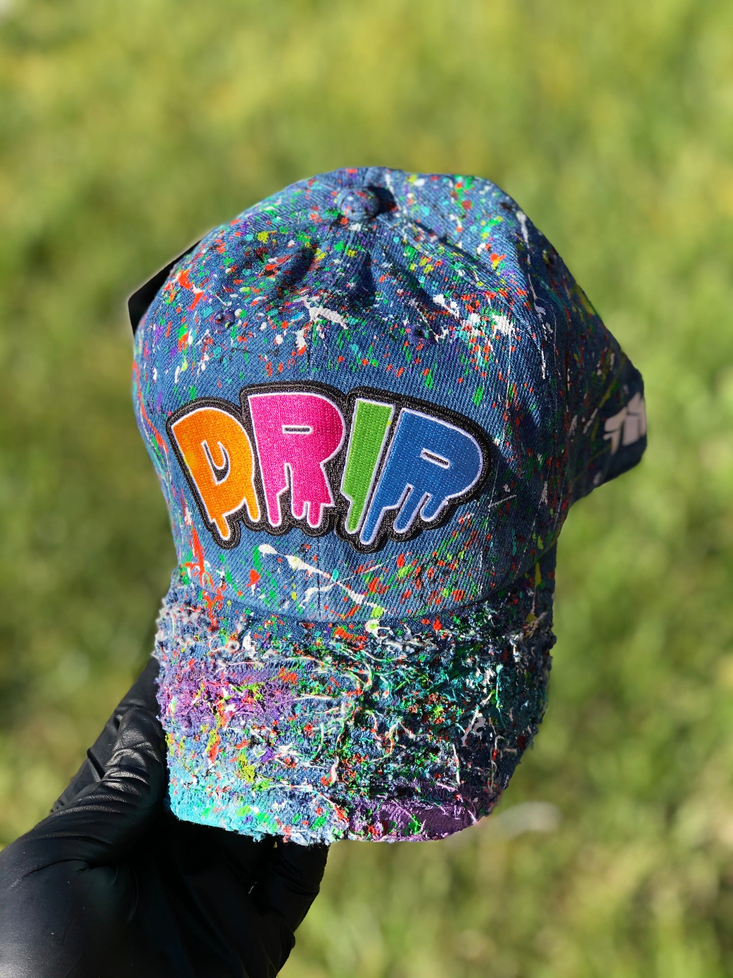 Custom 1 of 1 Drip Threadz Collad Hat