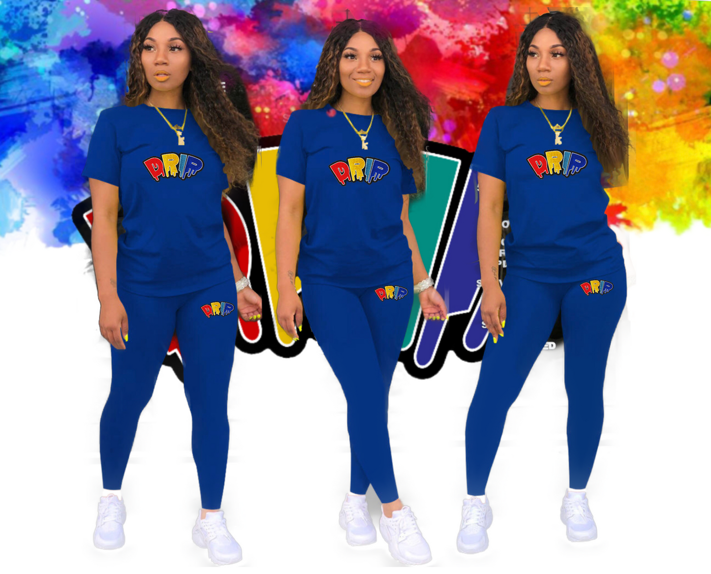 Women’s DRiP 💧 Short Sleeve Legging Set