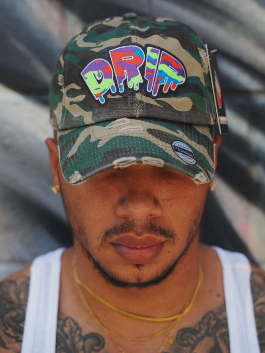 Camo D.R.I.P Dad Hat